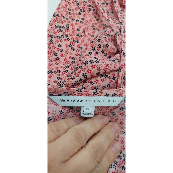 The Nines By Hatch Women's Size XS Dress Maternity Pink Floral - Picture 8 of 12